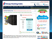 Tablet Screenshot of cheaphostingindia.com
